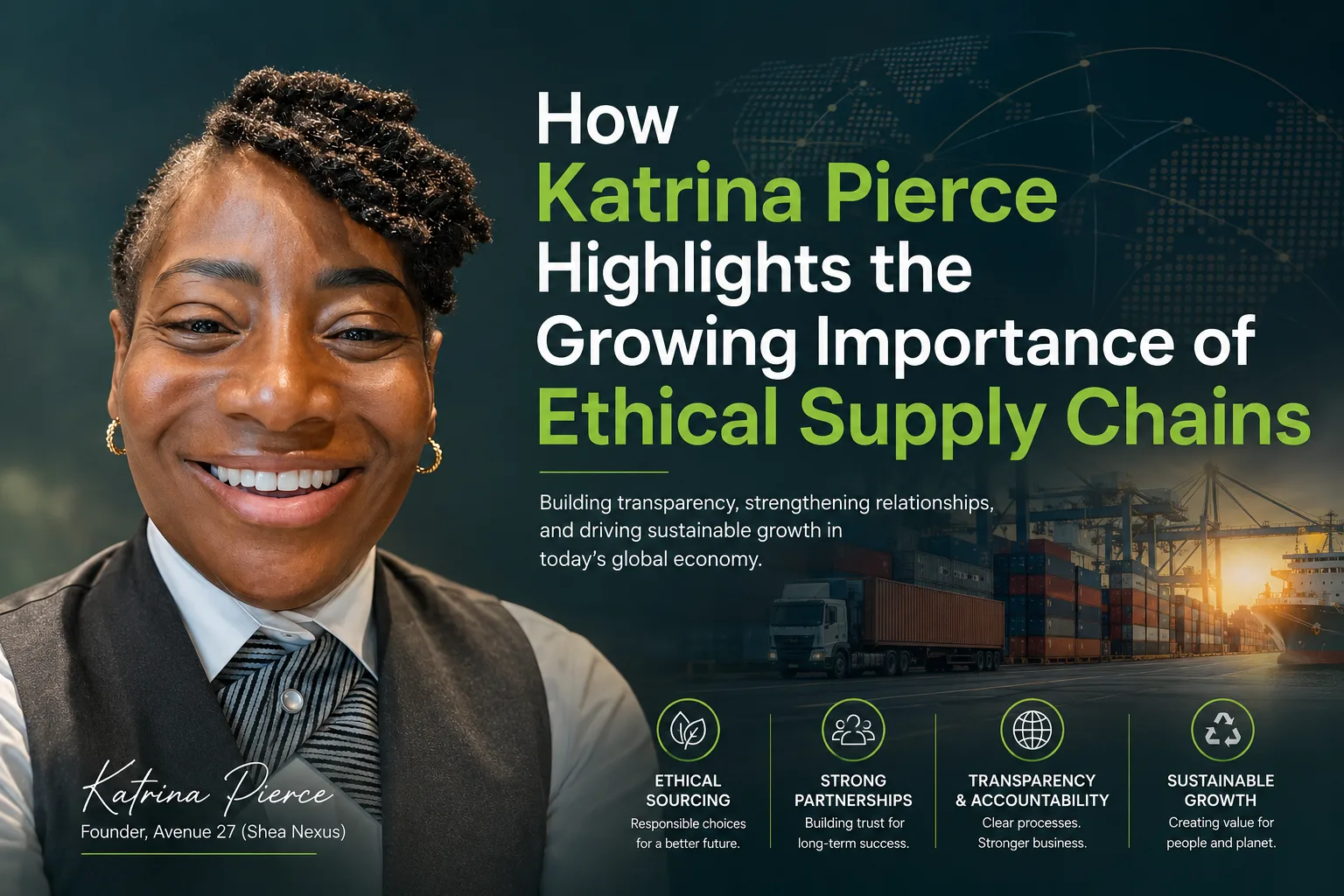 How Katrina Pierce Highlights the Growing Importance of Ethical Supply Chains