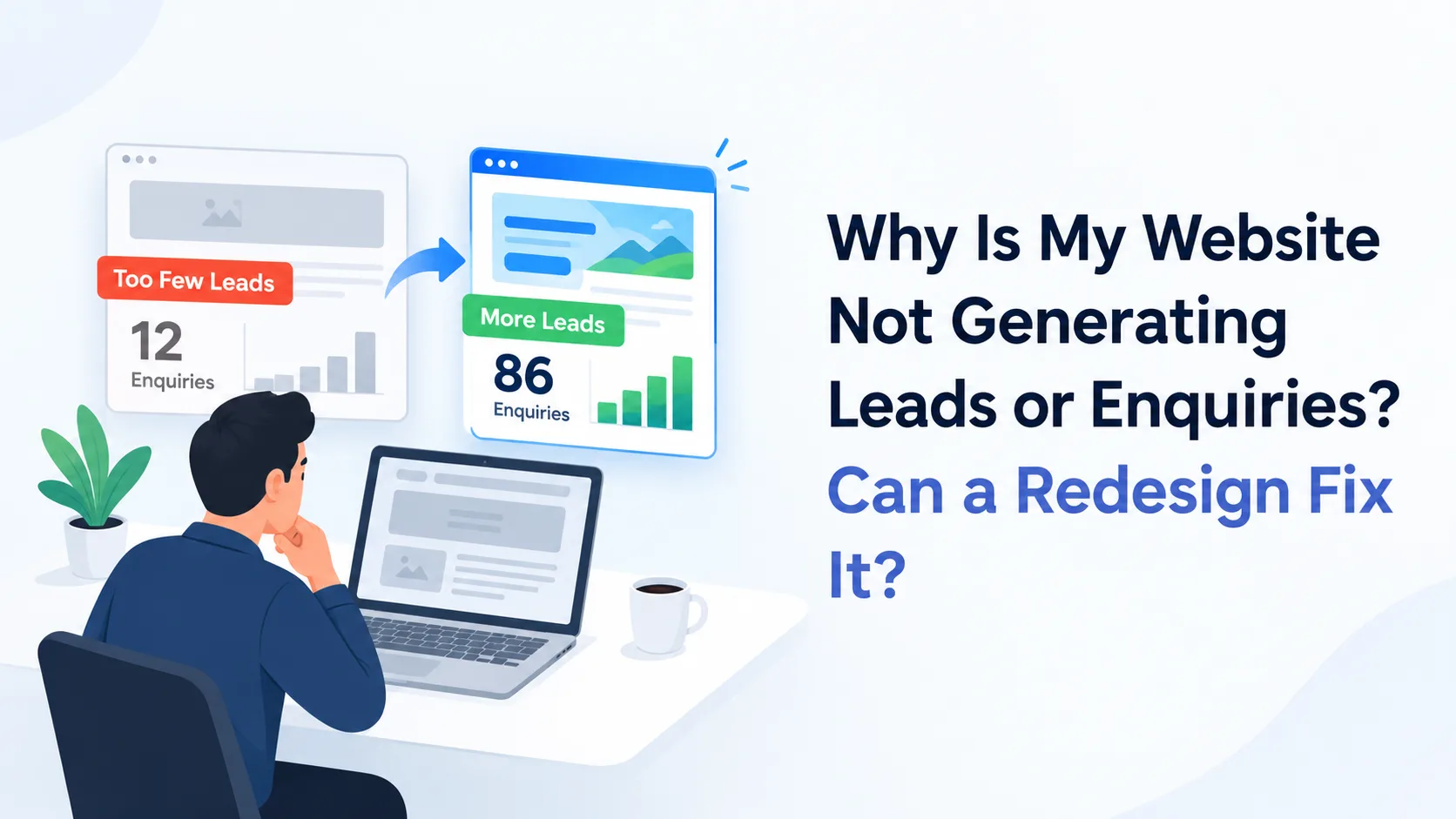 Why Is My Website Not Generating Leads or Enquiries? Can a Redesign Fix It?