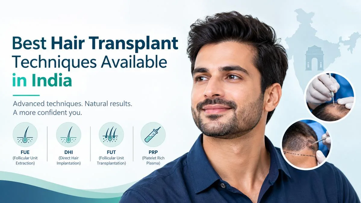 Best Hair Transplant Techniques Available in India