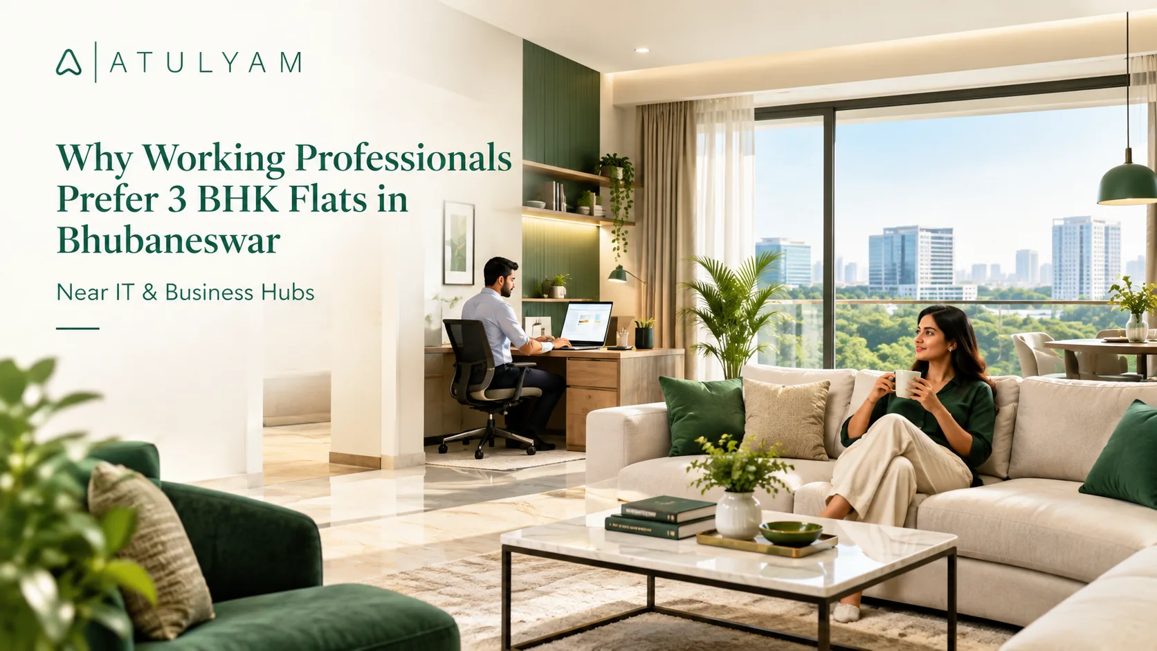 Why Working Professionals Prefer 3 BHK Flats in Bhubaneswar Near IT and Business Hubs