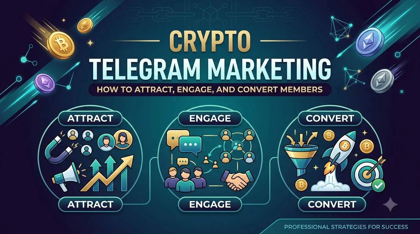 Crypto Telegram Marketing: How to Attract, Engage, and Convert Members