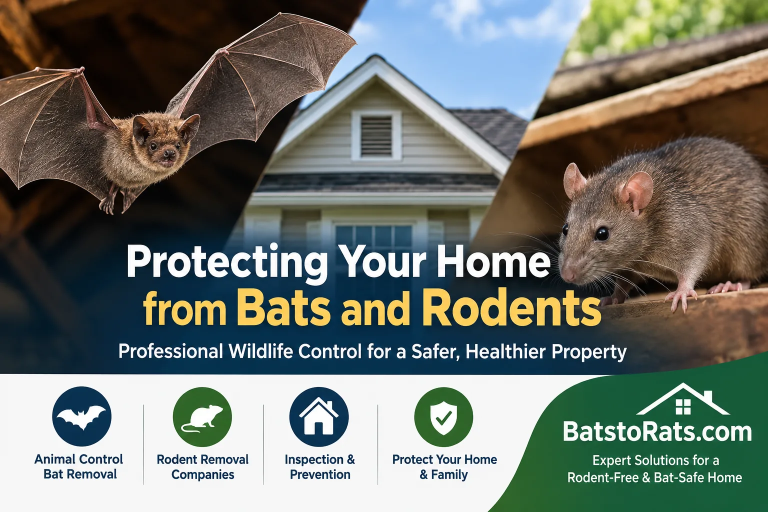 Protecting Your Home from Bats and Rodents: A Guide to Professional Wildlife Control