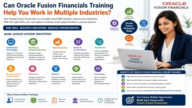 Can Oracle Fusion Financials Training Help You Work in Multiple Industries?