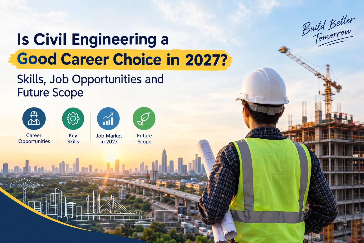 Is Civil Engineering a Good Career Choice in 2027? Skills, Job Opportunities and Future Scope