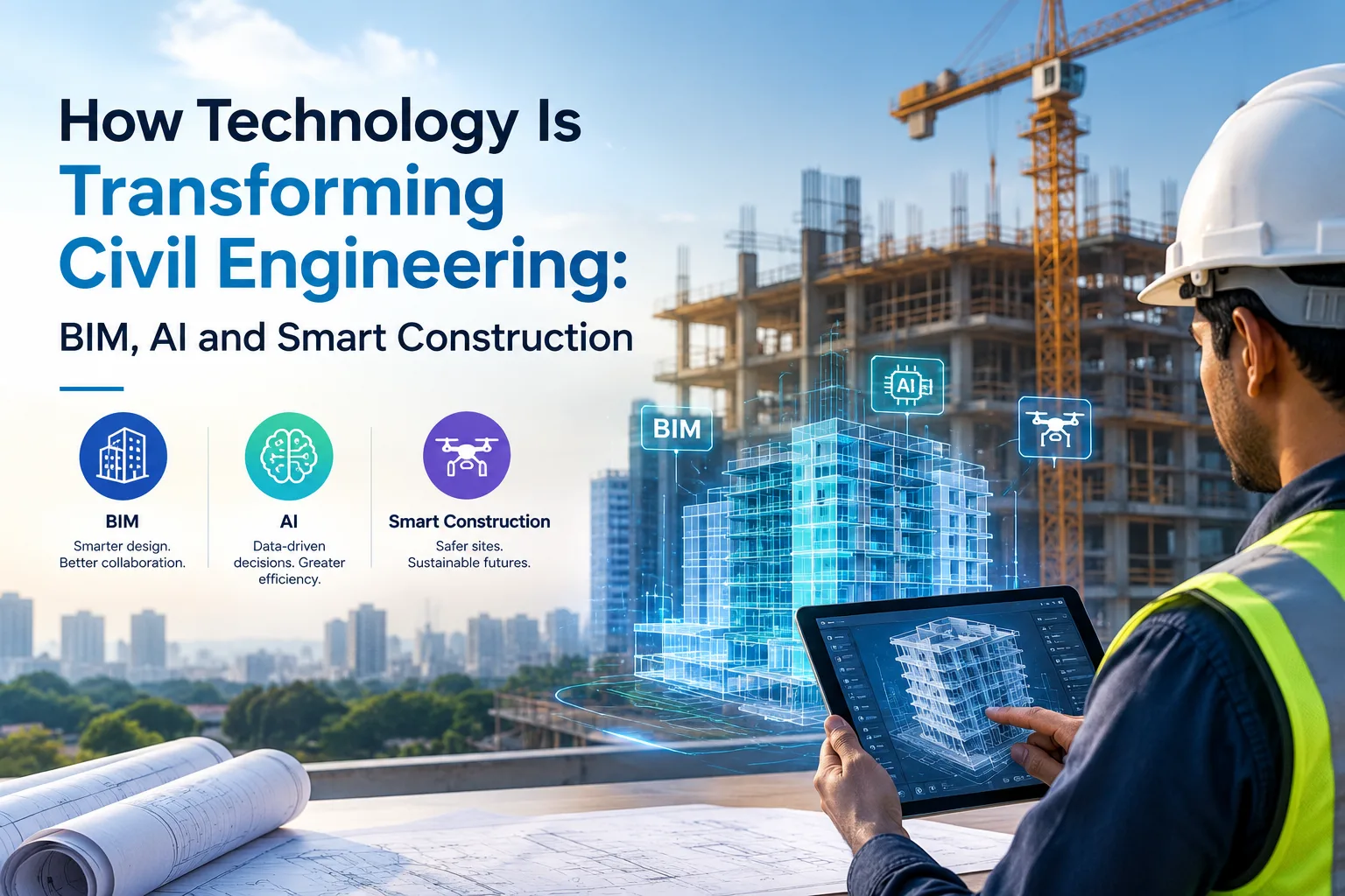 How Technology Is Transforming Civil Engineering: BIM, AI and Smart Construction