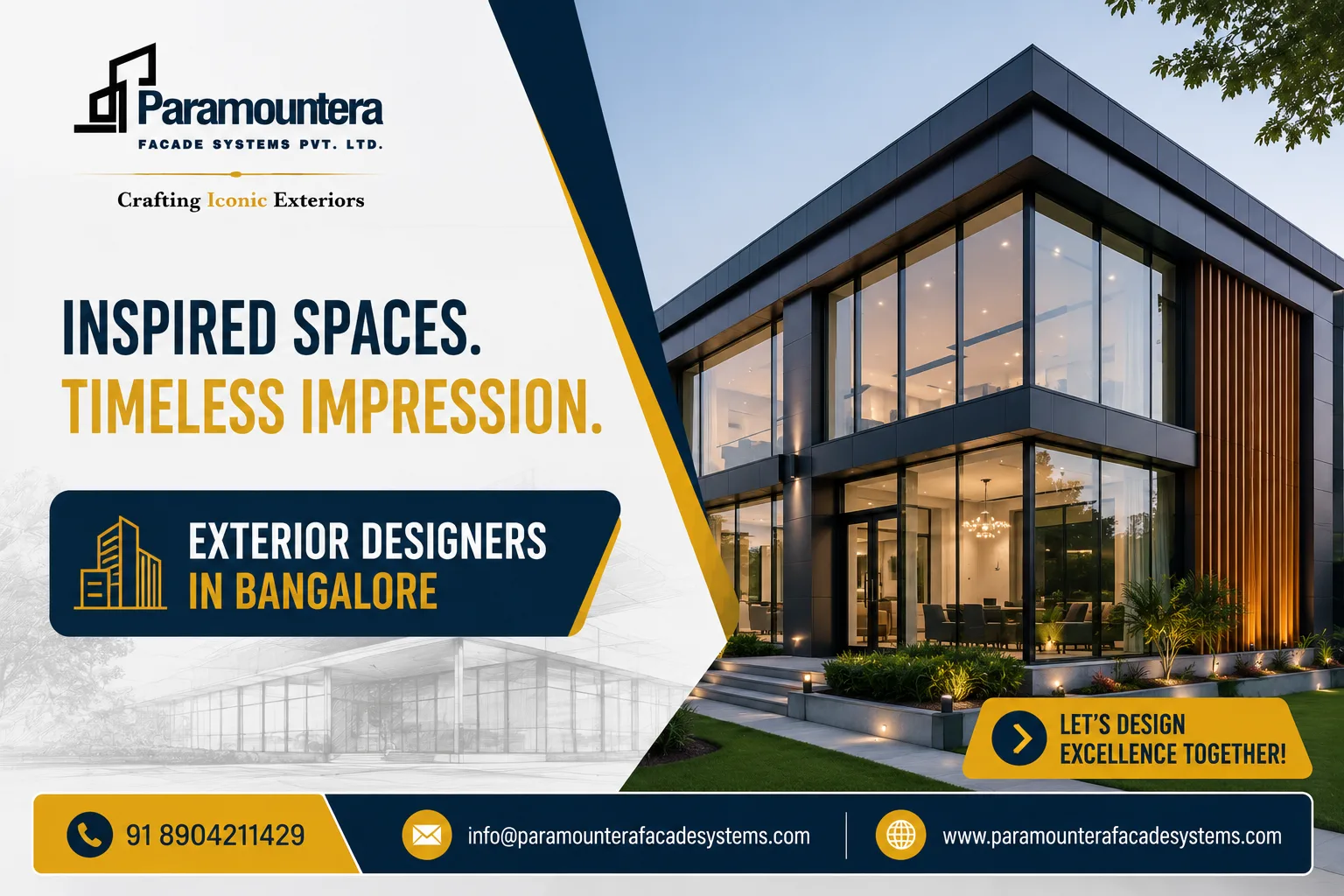 Modern Commercial Exterior and Interior Solutions in Bangalore