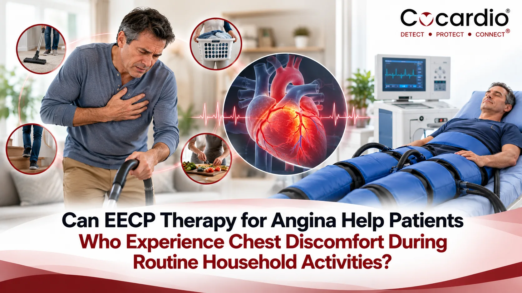 Can EECP Therapy for Angina Help Patients Who Experience Chest Discomfort During Routine Household Activities?