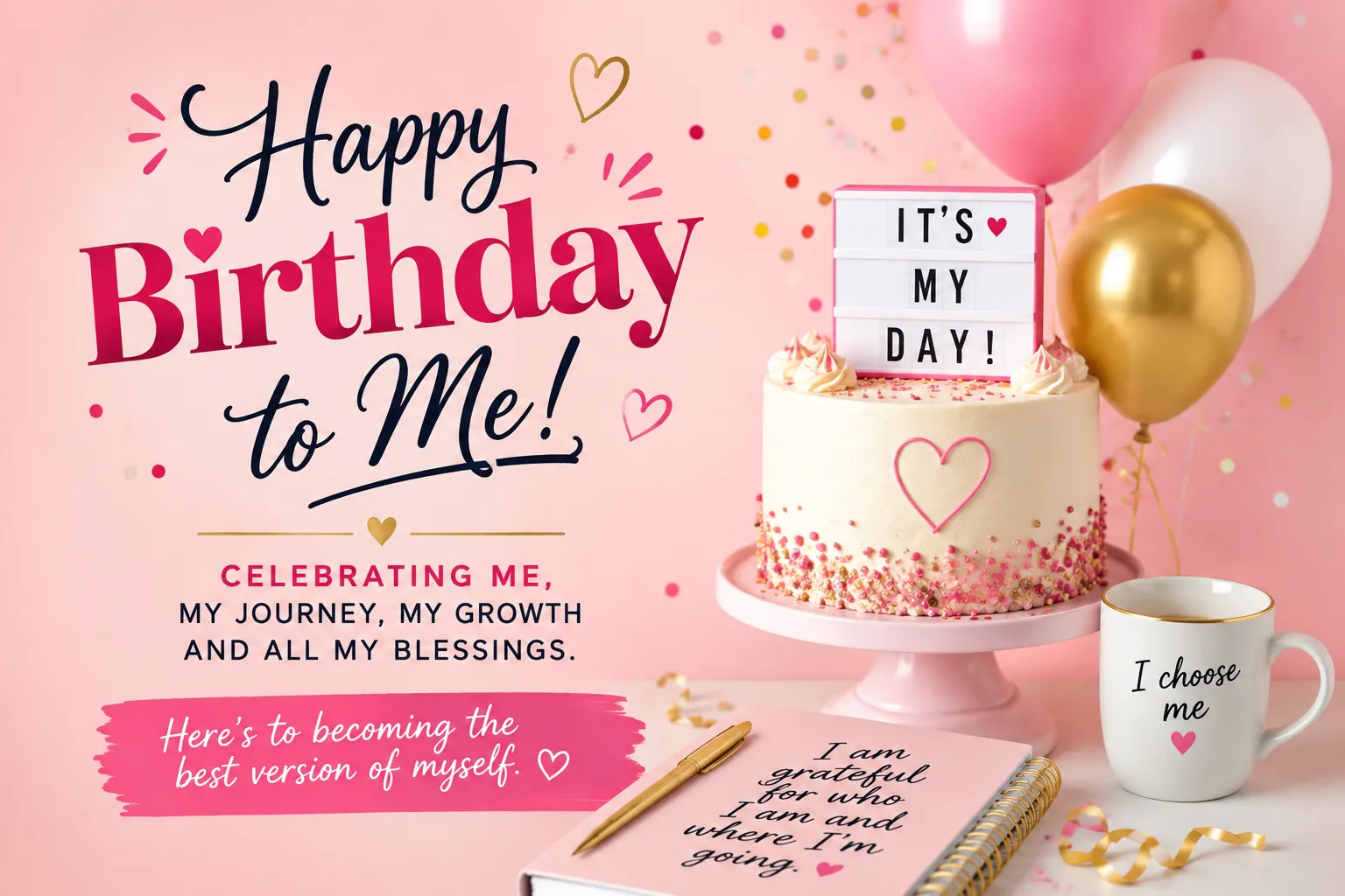 Happy Birthday to Me: Wishes to Celebrate Your Own Special Day