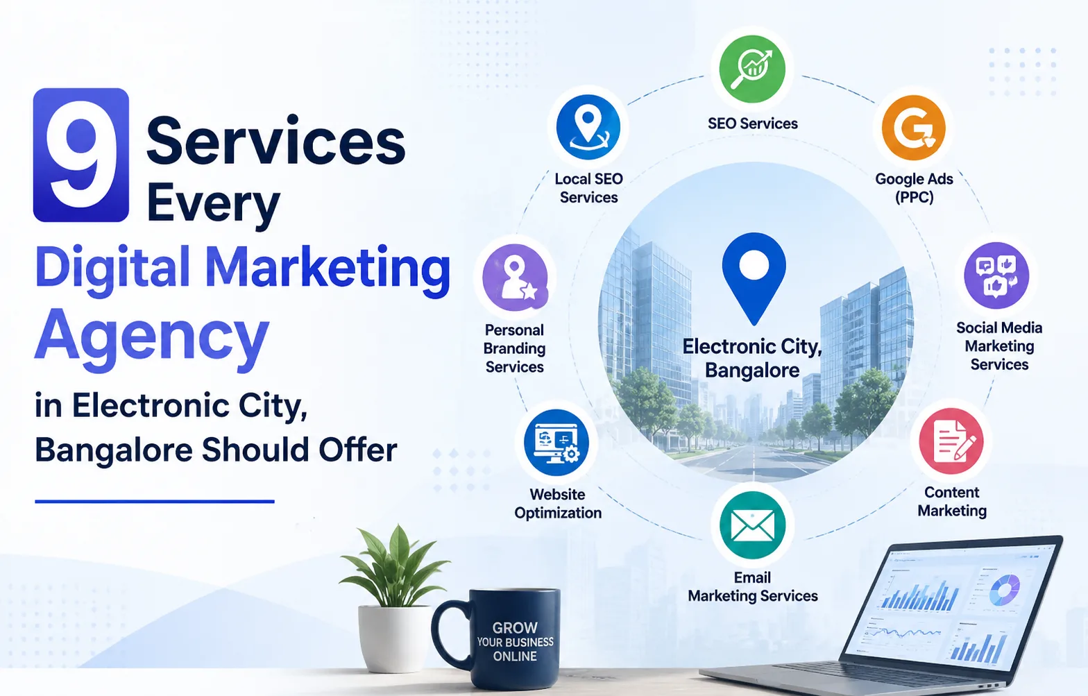9 Services Every Digital Marketing Agency in Electronic City, Bangalore Should Offer