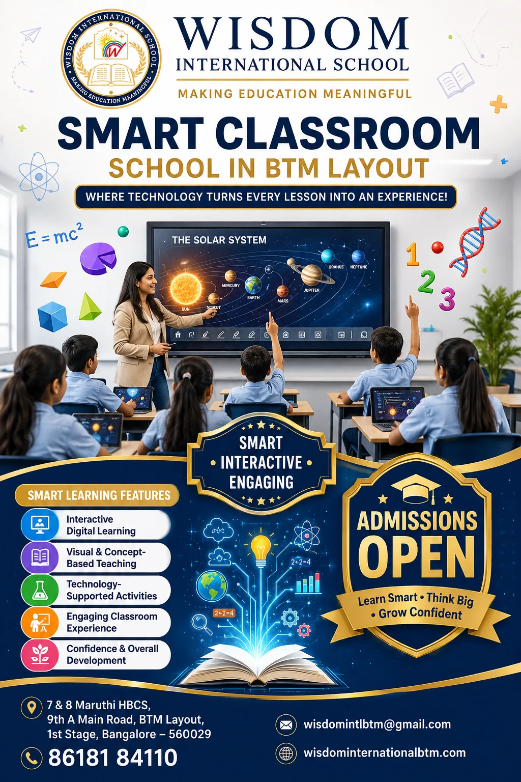 How Do Parents Choose the Right School for Their Child in BTM Layout?