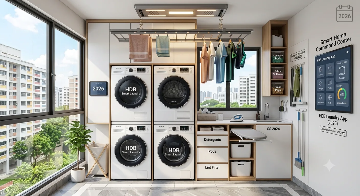 HDB Laundry Areas in 2026: Smart Ways to Make Better Use of Small Spaces