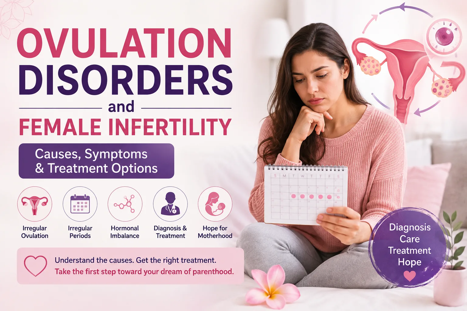 Ovulation Disorders and Female Infertility: Causes, Symptoms & Treatment