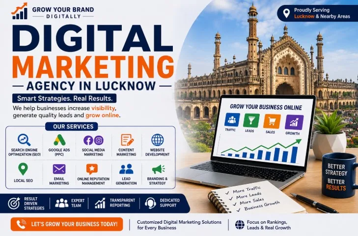 Digital Marketing Agency in Lucknow — Grow Your Business with Smart Digital Strategies