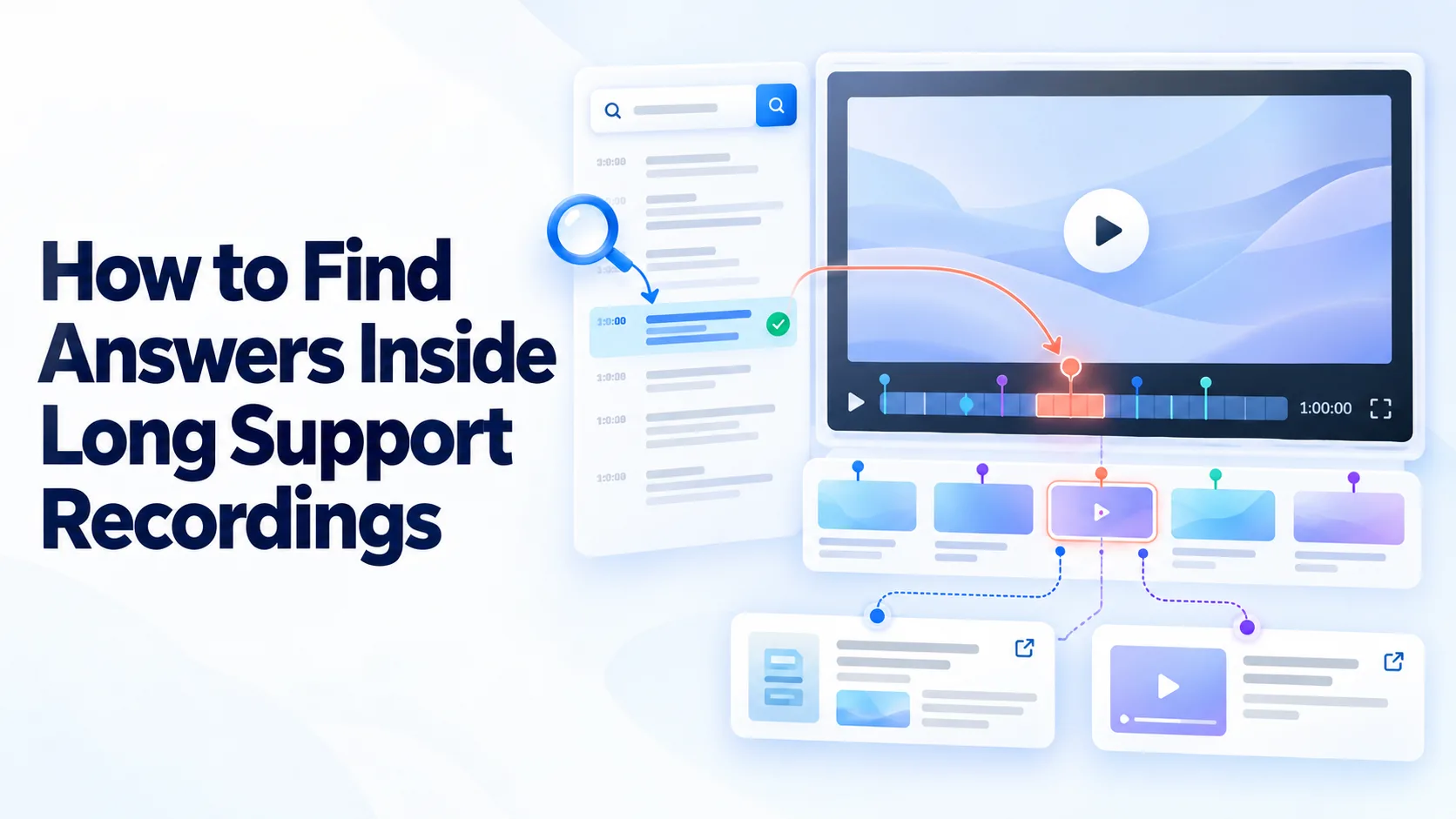 How to Find Answers Inside Long Support Recordings