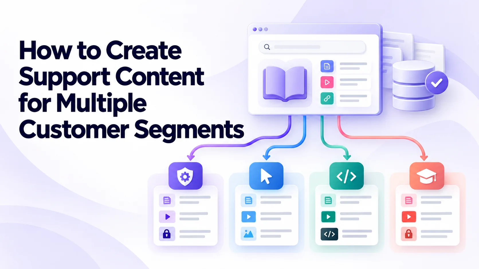 How to Create Support Content for Multiple Customer Segments