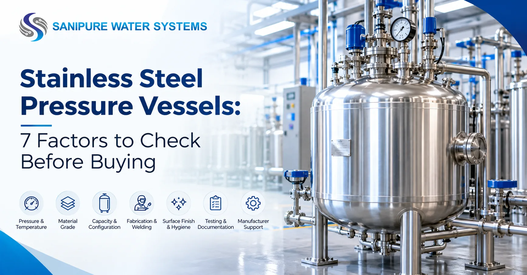 Stainless Steel Pressure Vessels: 7 Factors to Check Before Buying