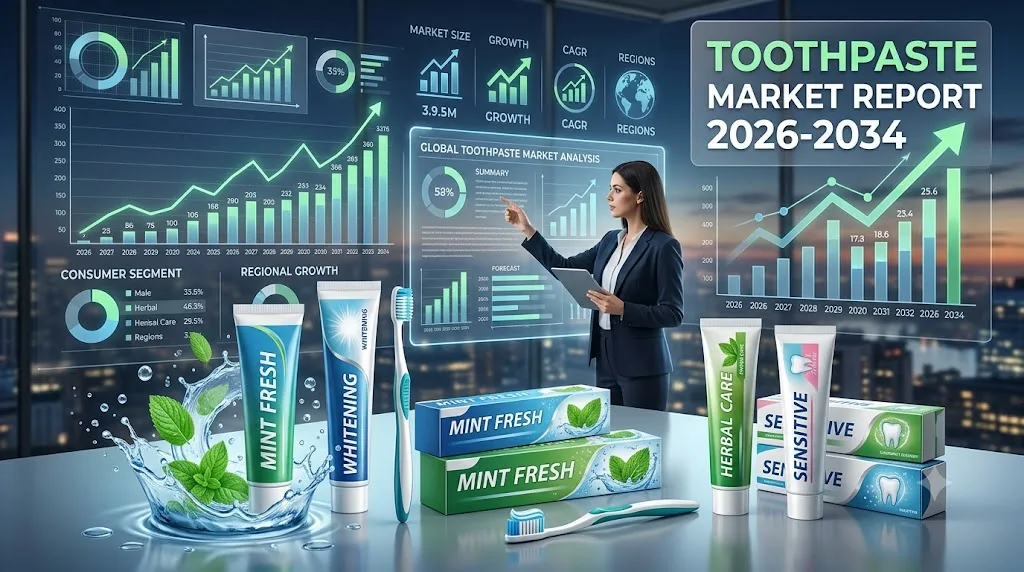 Toothpaste Market Size: Segmentation Drivers & Revenue Share Analysis 2026-2034
