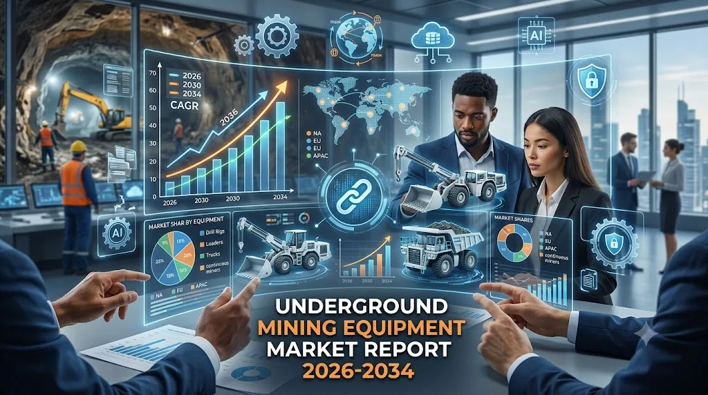 Underground Mining Equipment Market Growth: Key Trends, Demand & Forecast 2026-2034