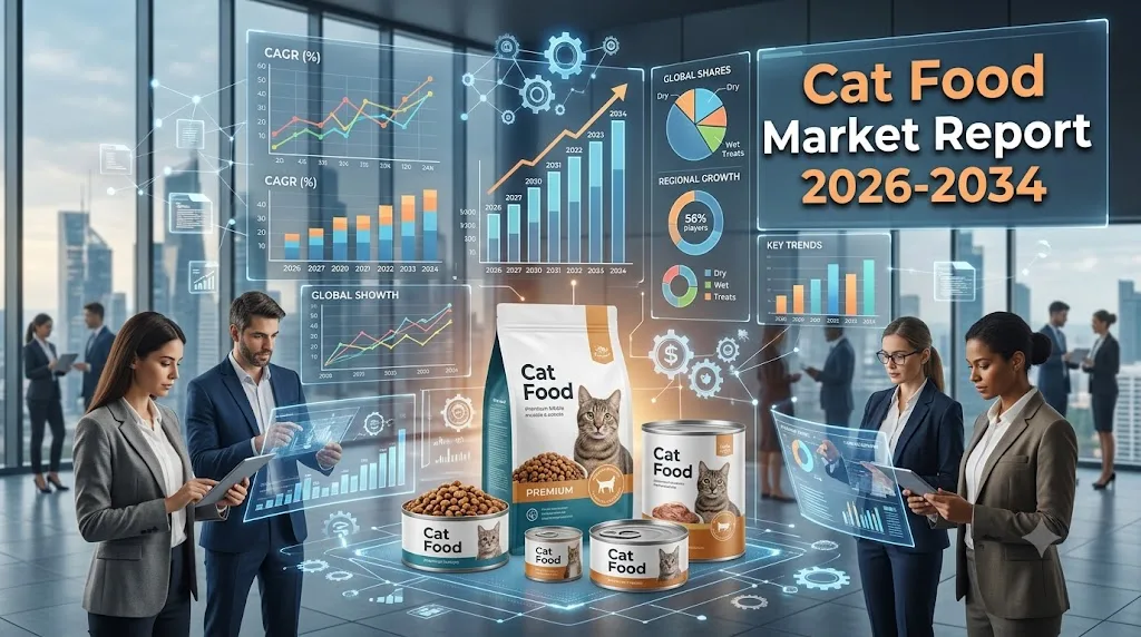 Cat Food Market Growth: Consumer Demand & Industry Outlook 2026-2034