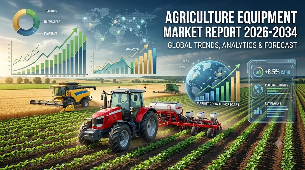 Agriculture Equipment Market Expansion: Technology Adoption & Investment Outlook 2026-2034