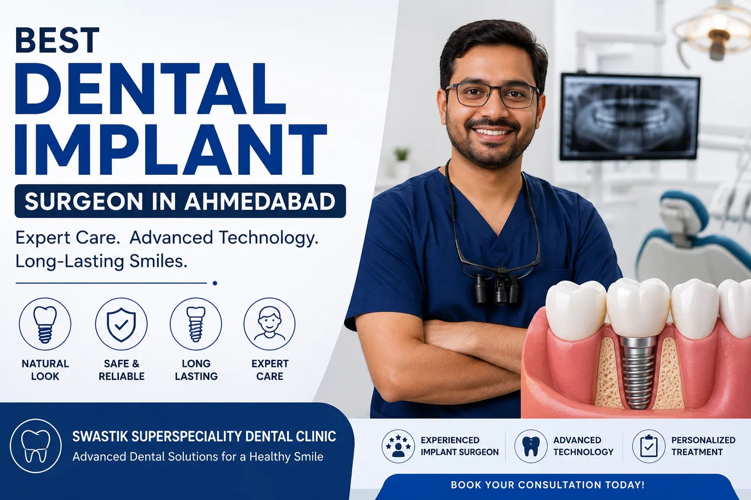 Best Dental Implant Surgeon in Ahmedabad