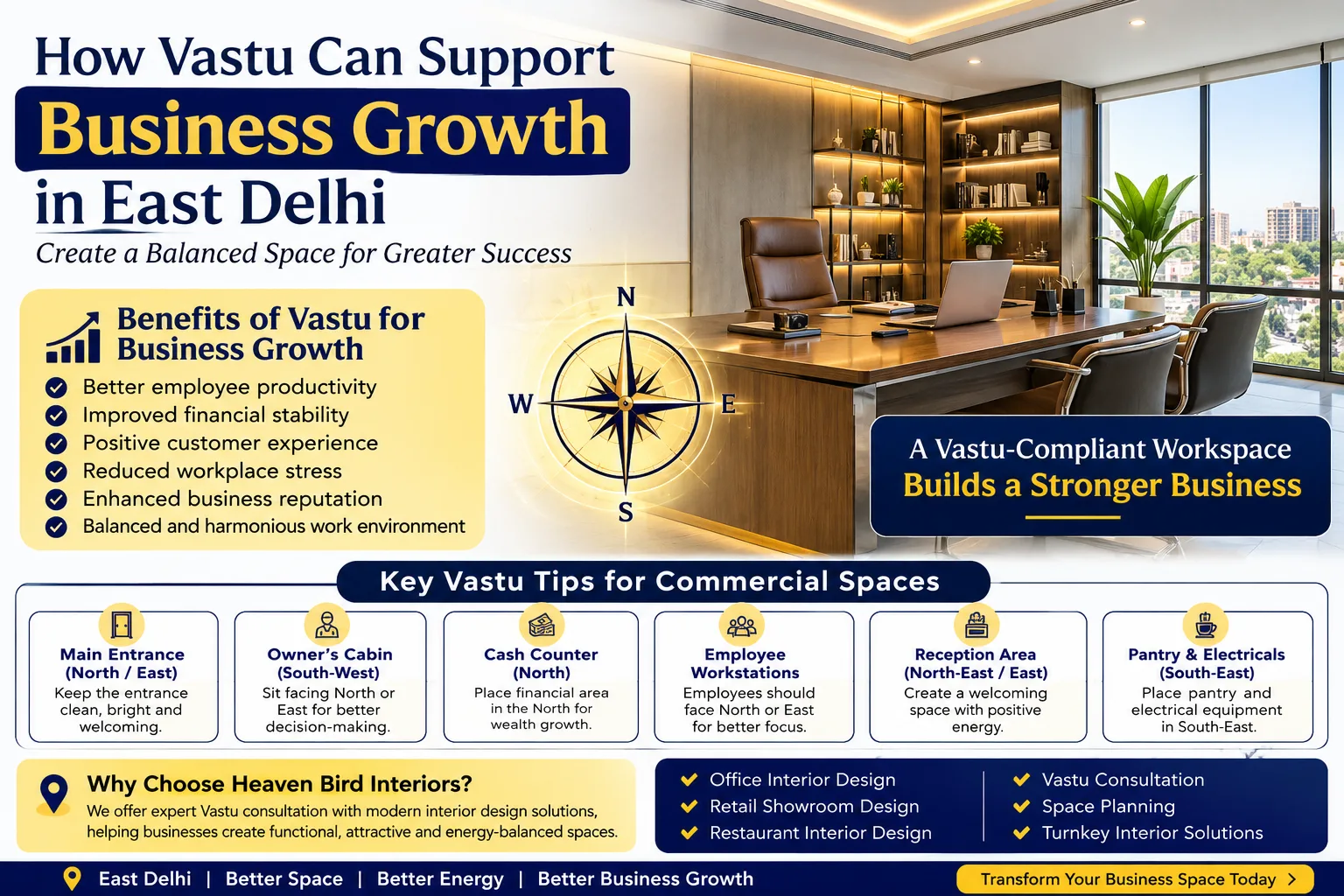 How Vastu Can Support Business Growth in East Delhi