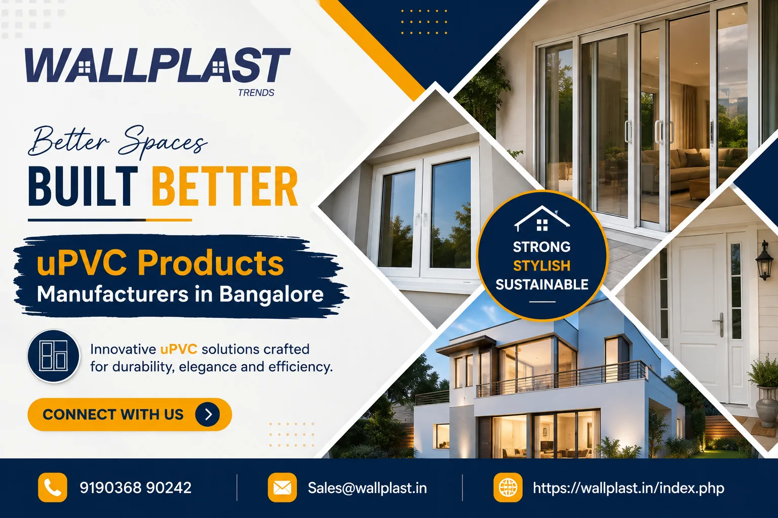 Why Choose uPVC Products Manufacturers in Bangalore for Modern Construction?