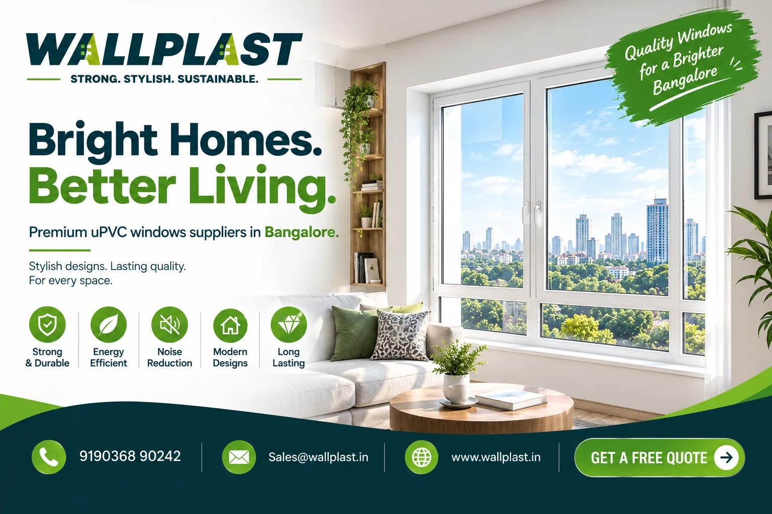 Why uPVC Windows and Doors Are a Smart Choice for Bangalore Homes