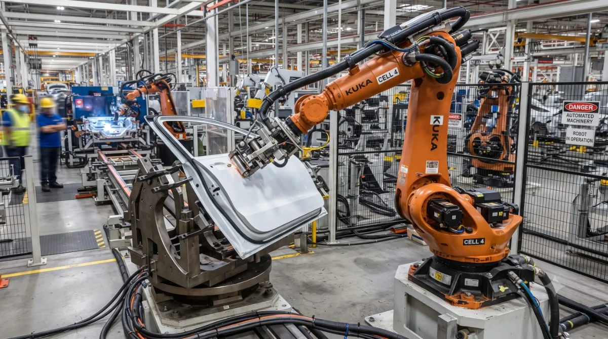 Robotic Roller Hemming in Automotive Manufacturing: How Flexible Automation Improves Production