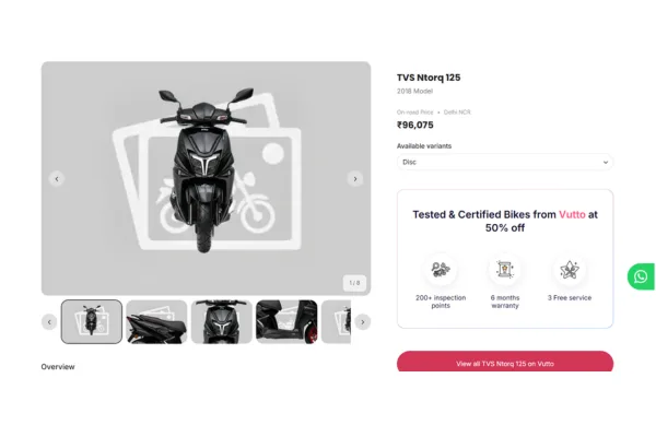 TVS Ntorq 125 Price - Mileage, Images, Colours