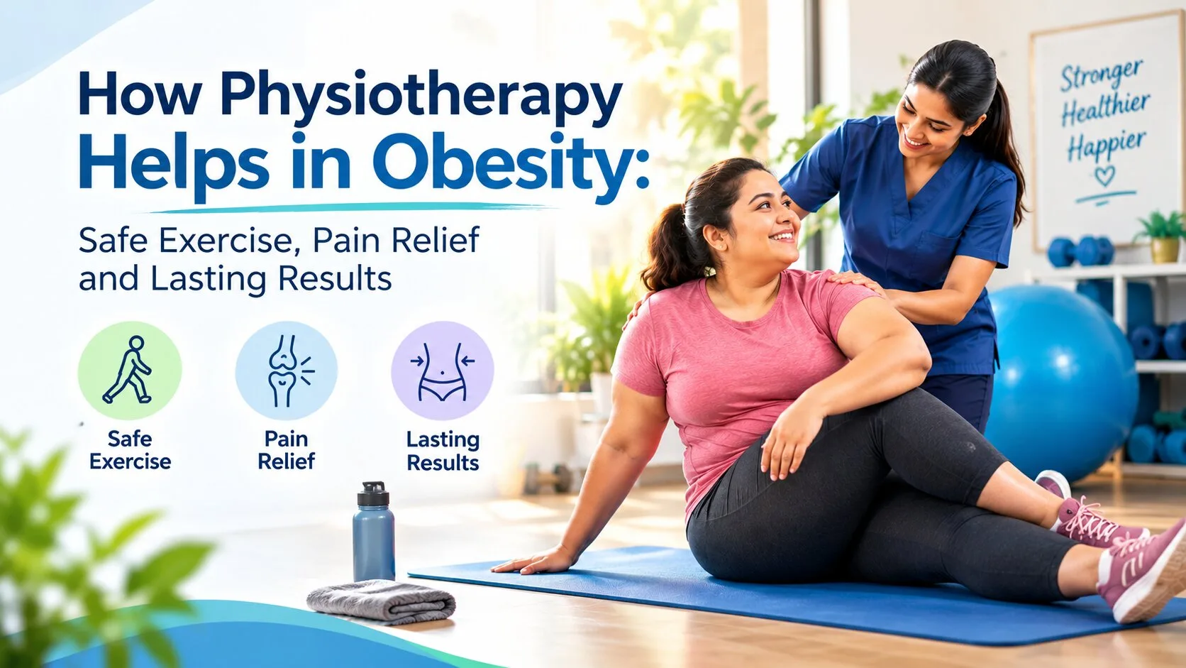 How Physiotherapy Helps in Obesity: Safe Exercise, Pain Relief and Lasting Results