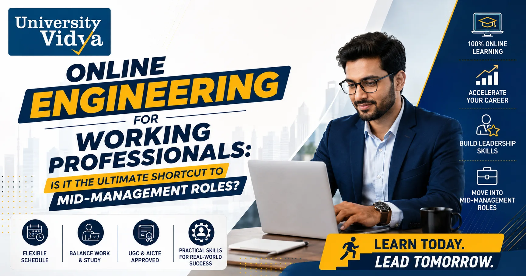 Online Engineering for Working Professionals: Is It the Ultimate Shortcut to Mid-Management Roles?