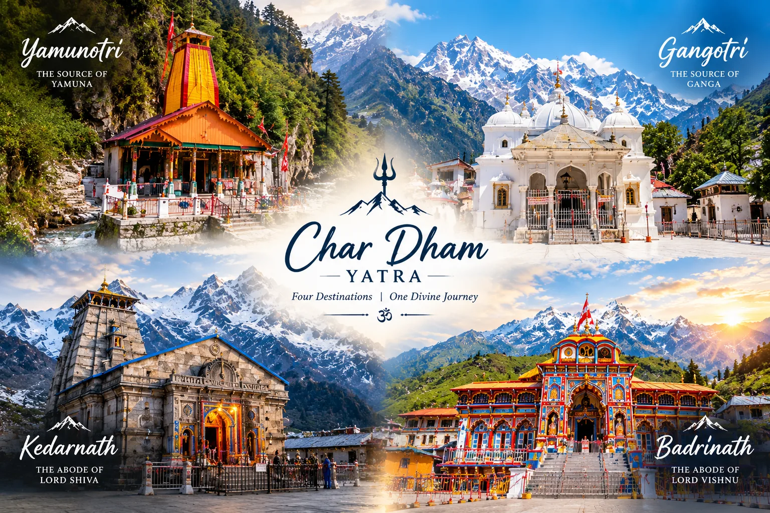 Char Dham Temples of Uttarakhand: History, Legends and Spiritual Significance