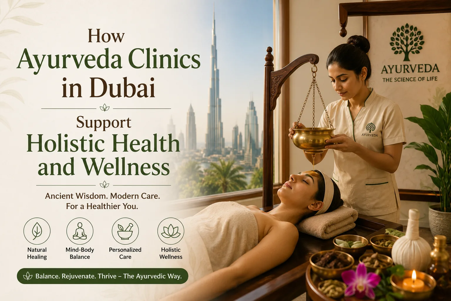 How Ayurveda Clinics in Dubai Support Holistic Health and Wellness