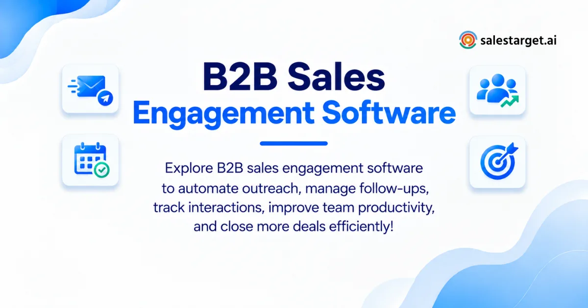 Best B2B Sales Engagement Software for Tracking Engagement and Improving Outreach Performance