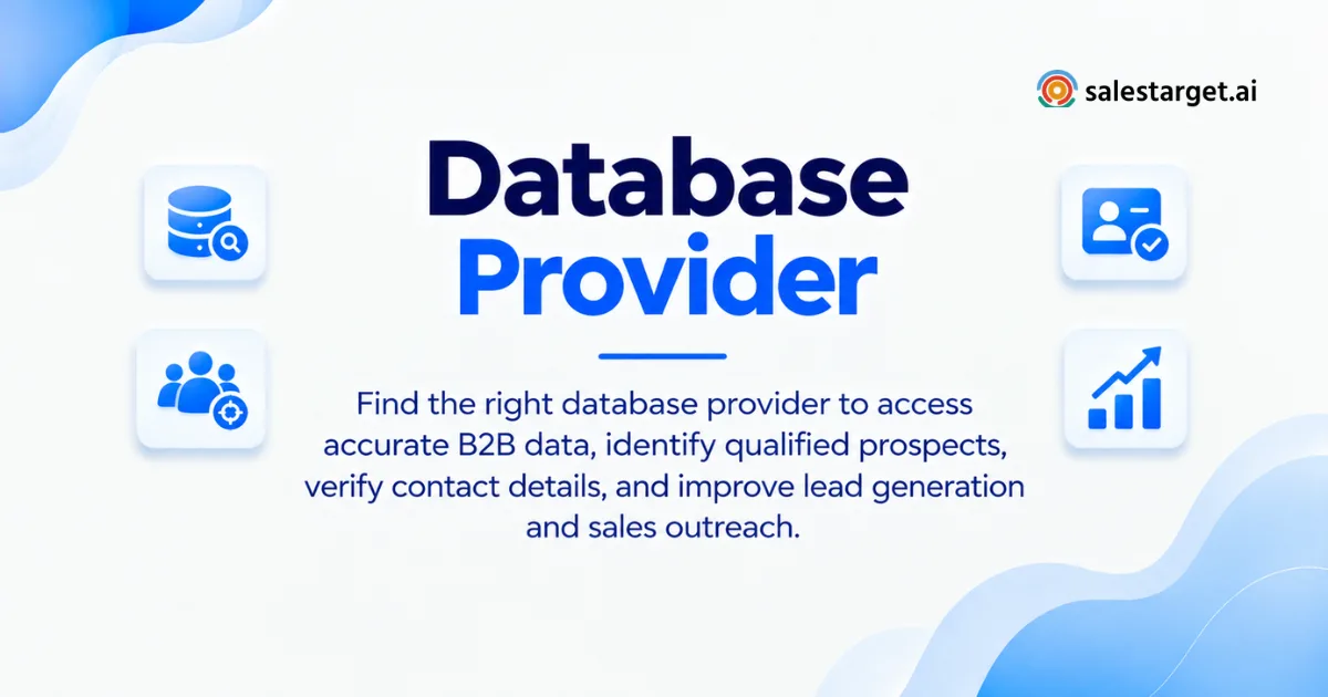 Best B2B Contact Database Providers for High-Quality Lead Generation Data