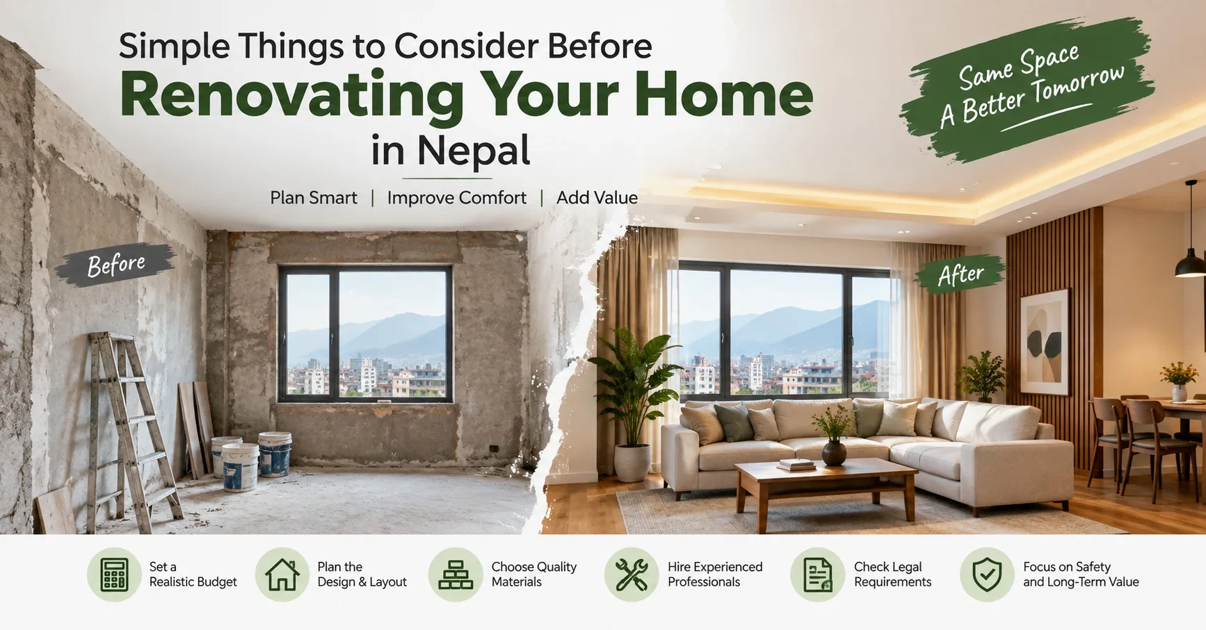 Simple Things to Consider Before Renovating Your Home in Nepal