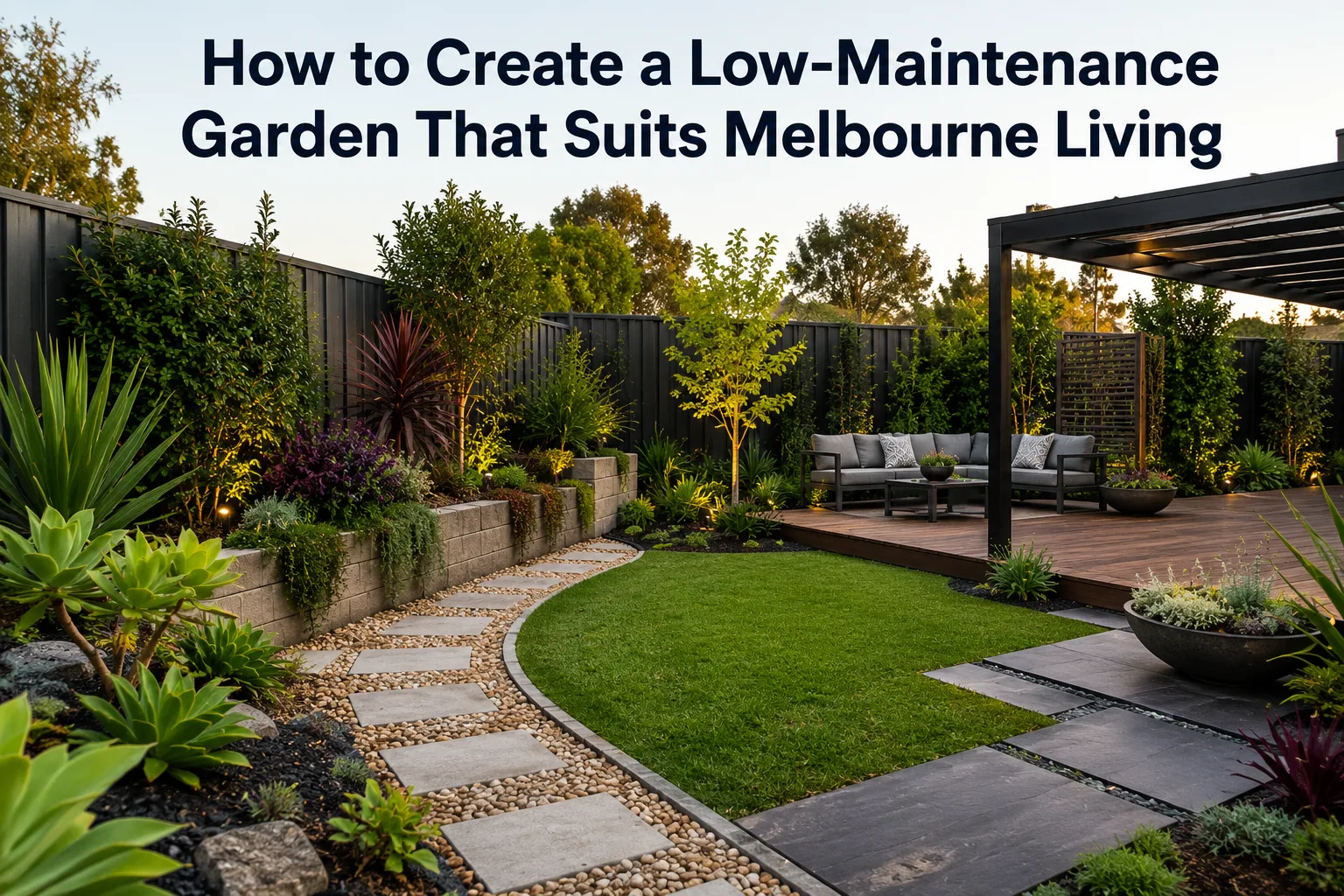 How to Create a Low-Maintenance Garden That Suits Melbourne Living