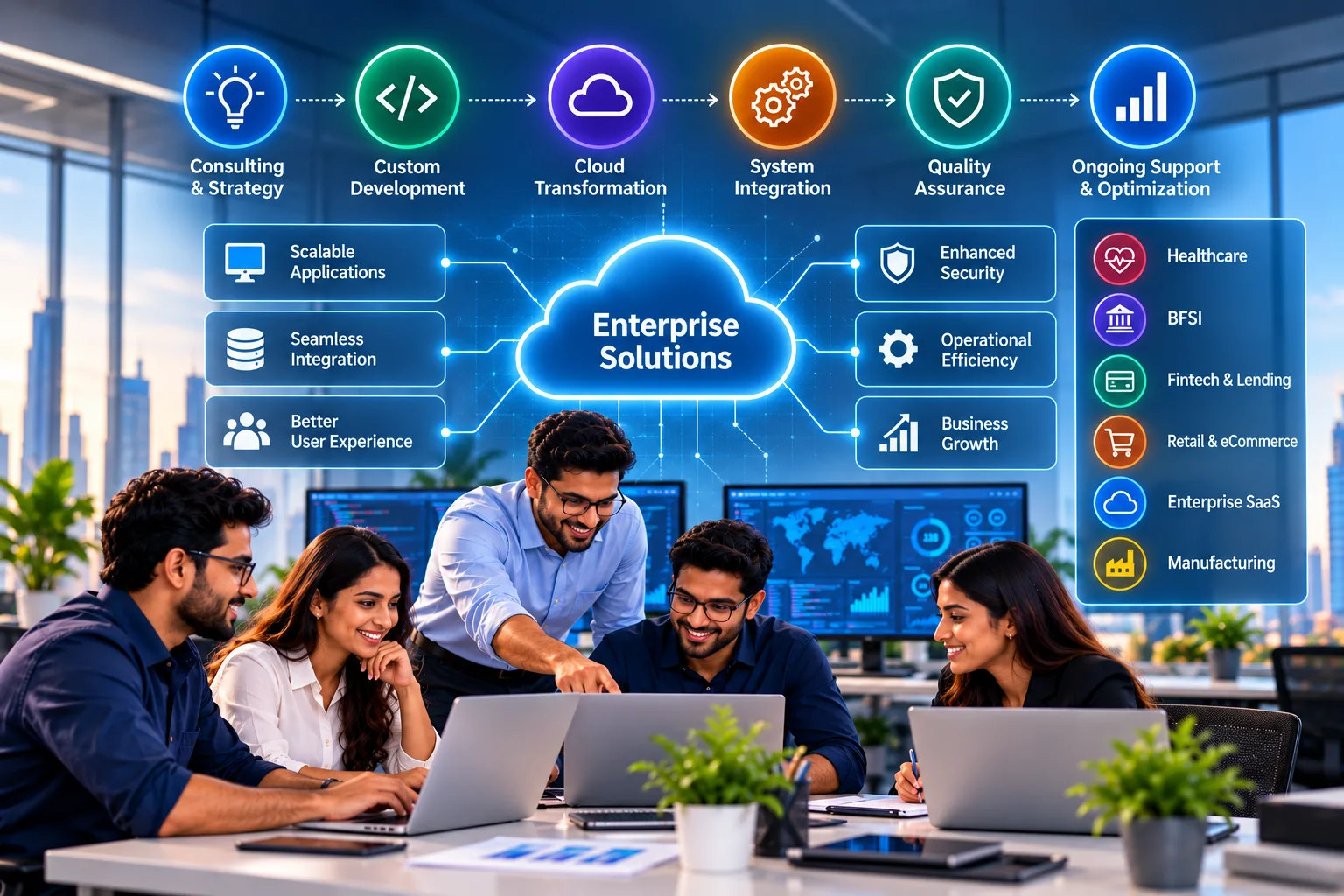 Which Software Development Company Offers End-to-End Enterprise Solutions?