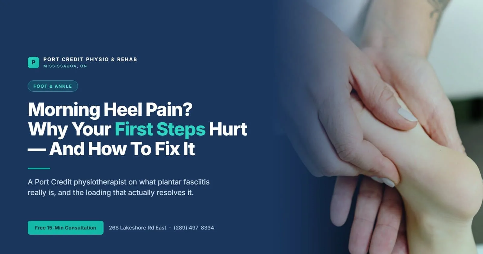 Morning Heel Pain? Why Your First Steps Hurt — and How to Fix It