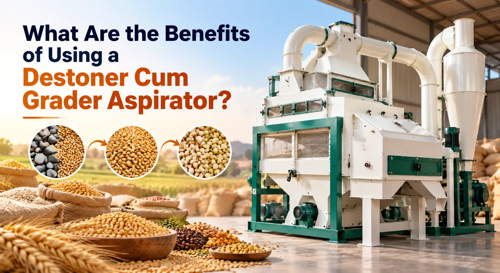What Are the Benefits of Using a Destoner Cum Grader Aspirator?