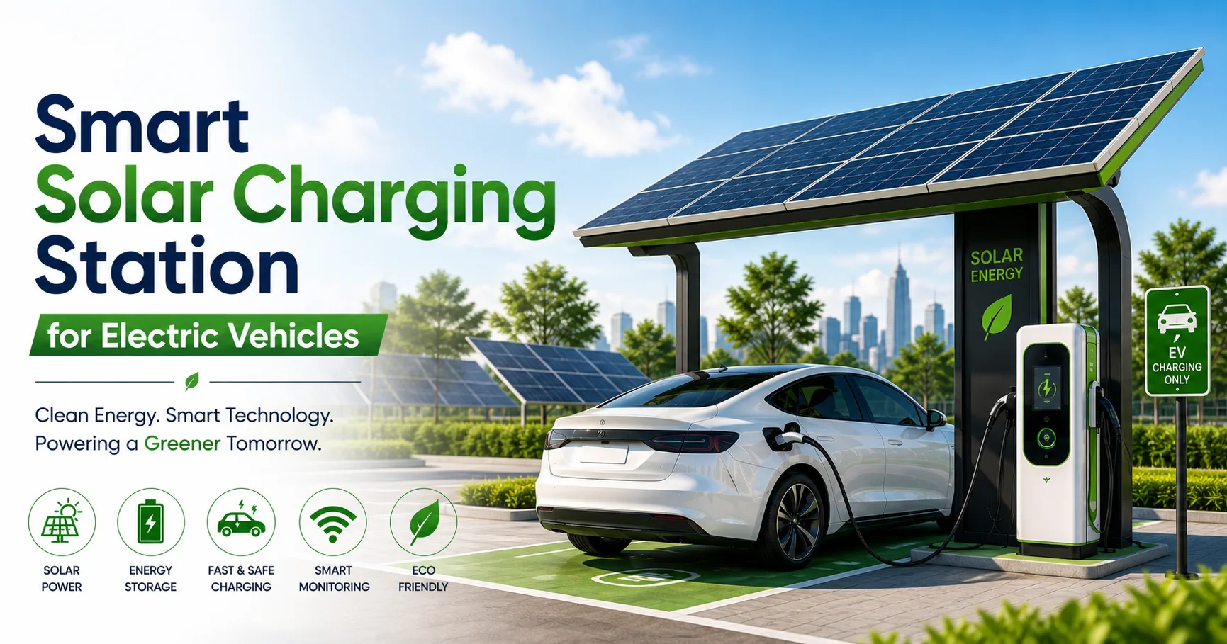 Smart Solar Charging Station for Electric Vehicles