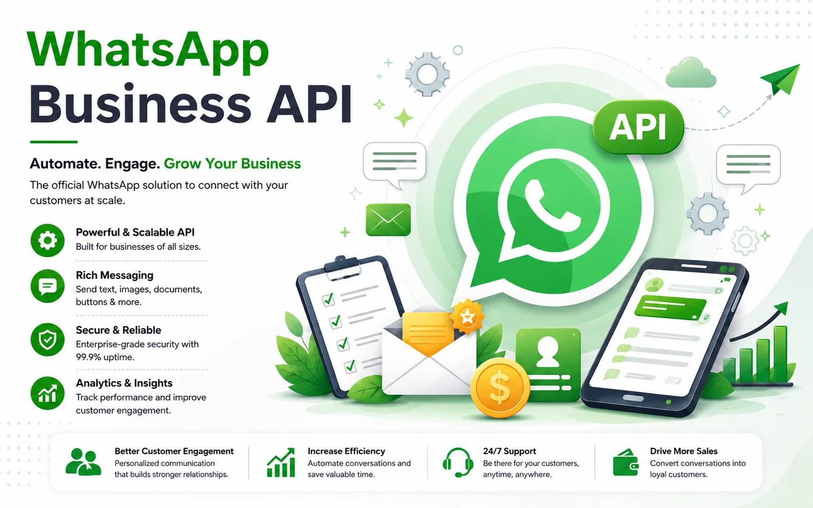 WhatsApp Bulk Message: Scale Customer Engagement with Personalized Business Messaging, Automation, Analytics and API Integration