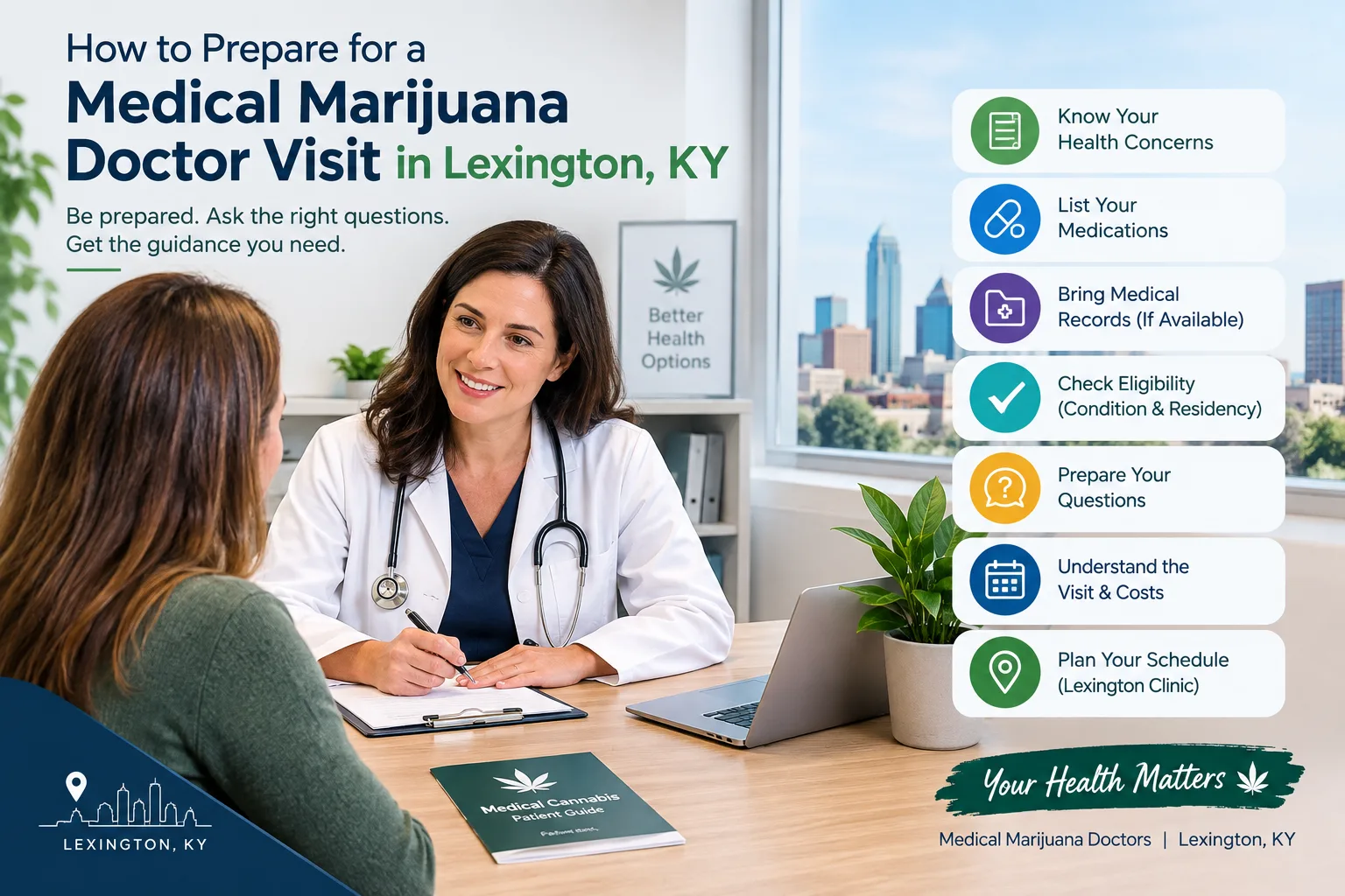 How to Prepare for a Medical Marijuana Doctor Visit in Lexington, KY