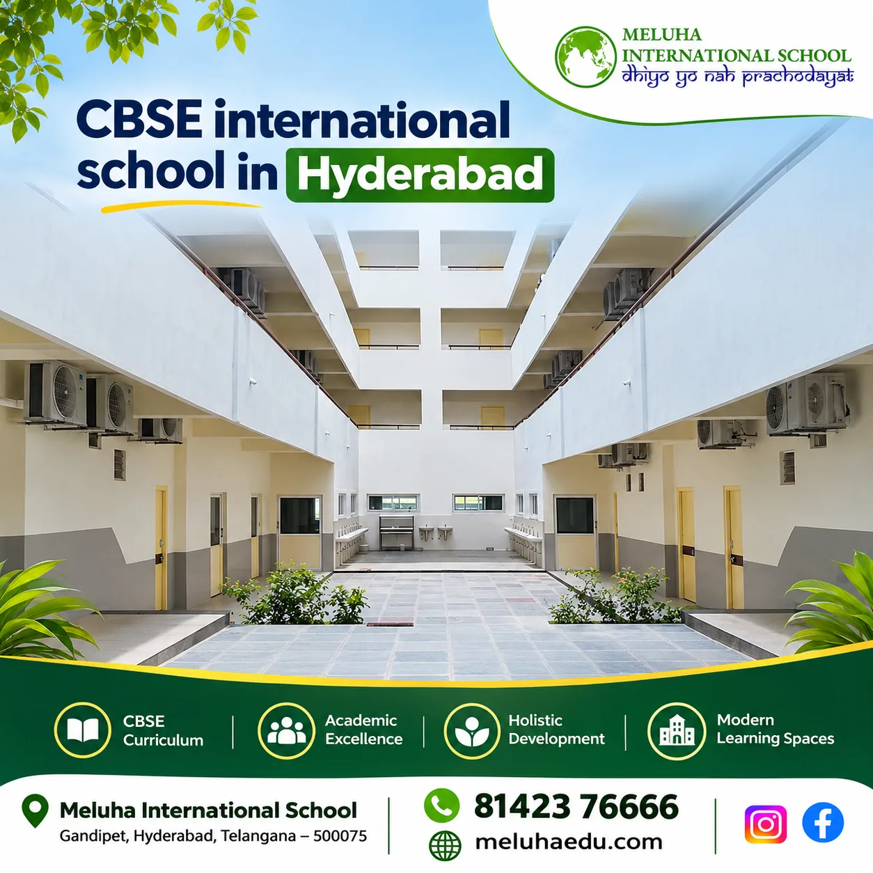 CBSE international school in Hyderabad | Meluha International School