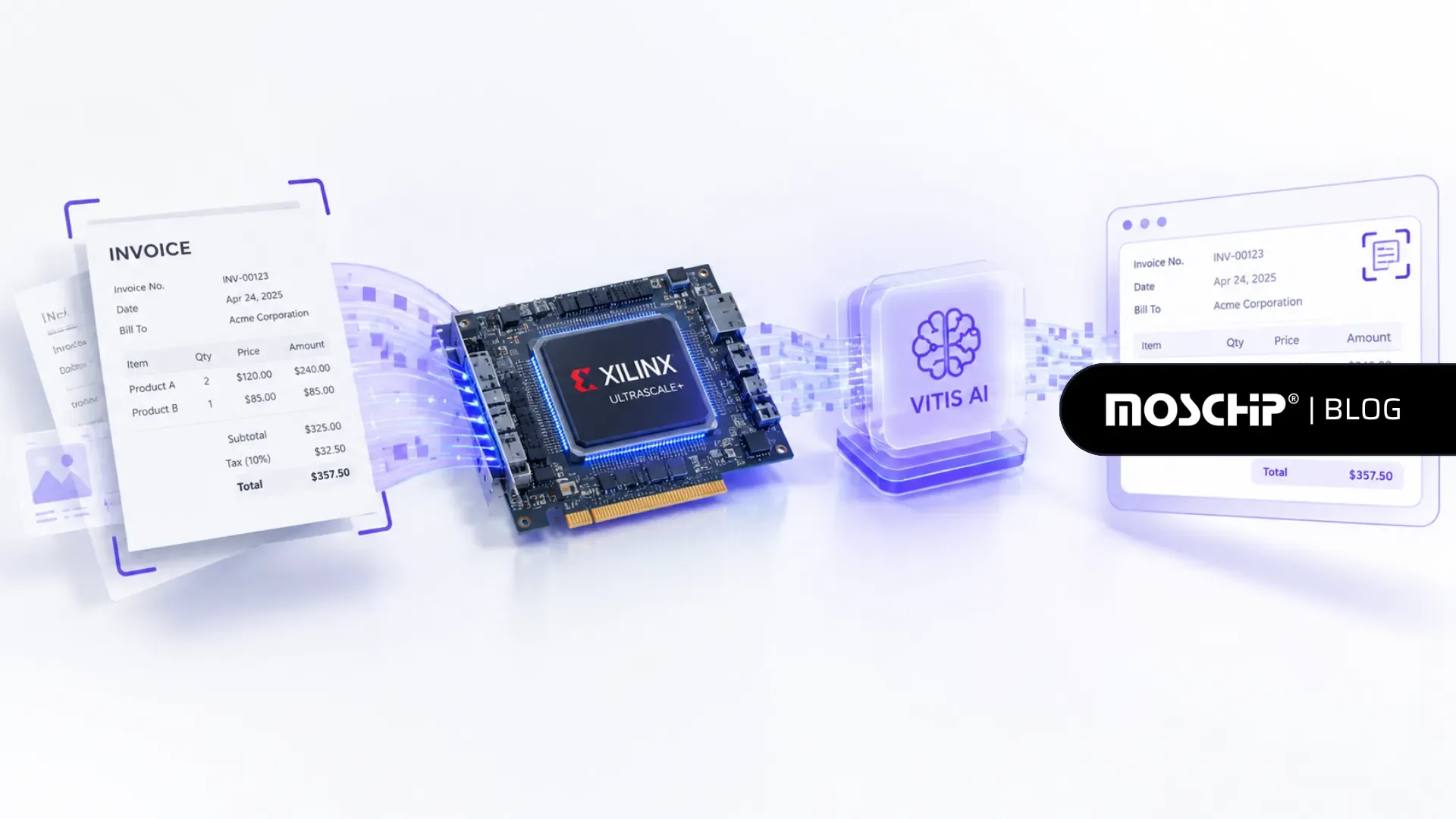 Smart OCR solution using Xilinx Ultrascale+ and Vitis AI