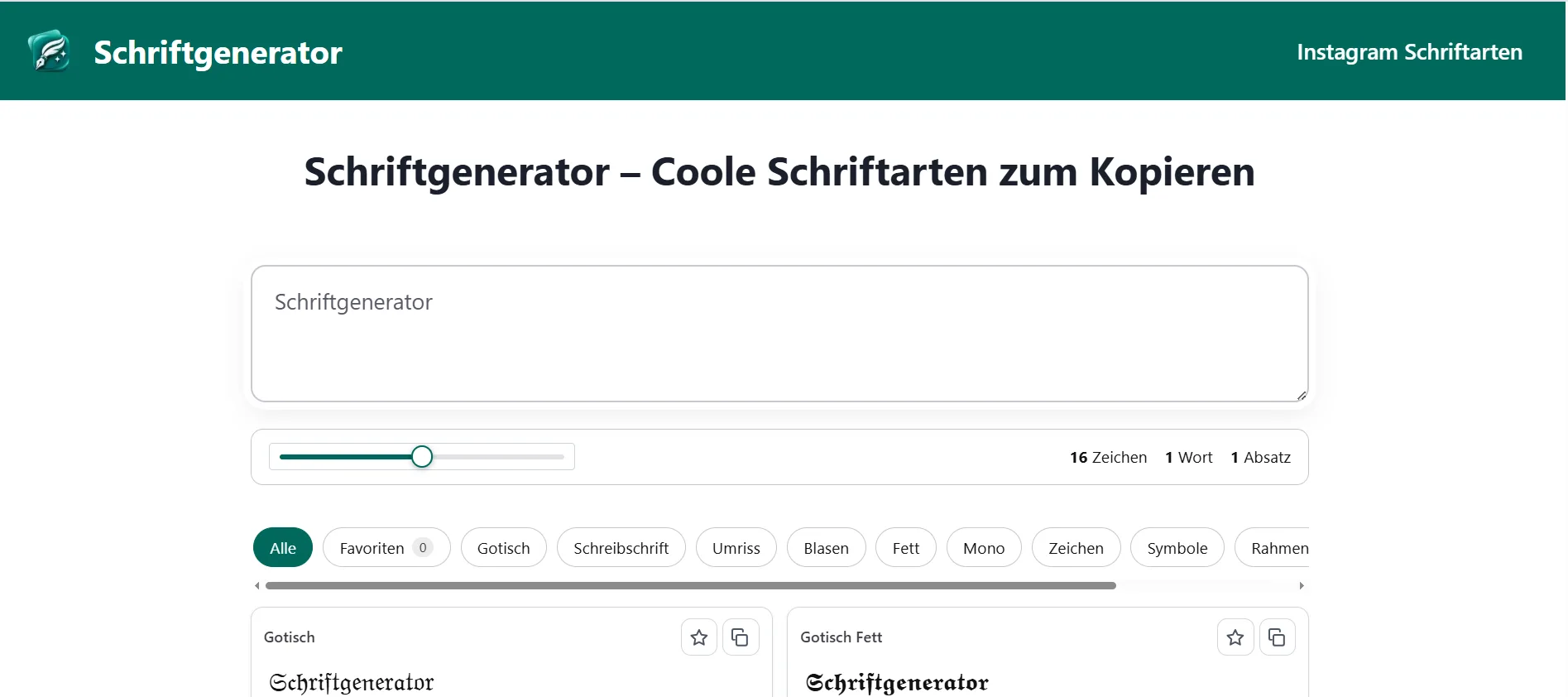 How a Schriftgenerator Can Make Your Text Stand Out