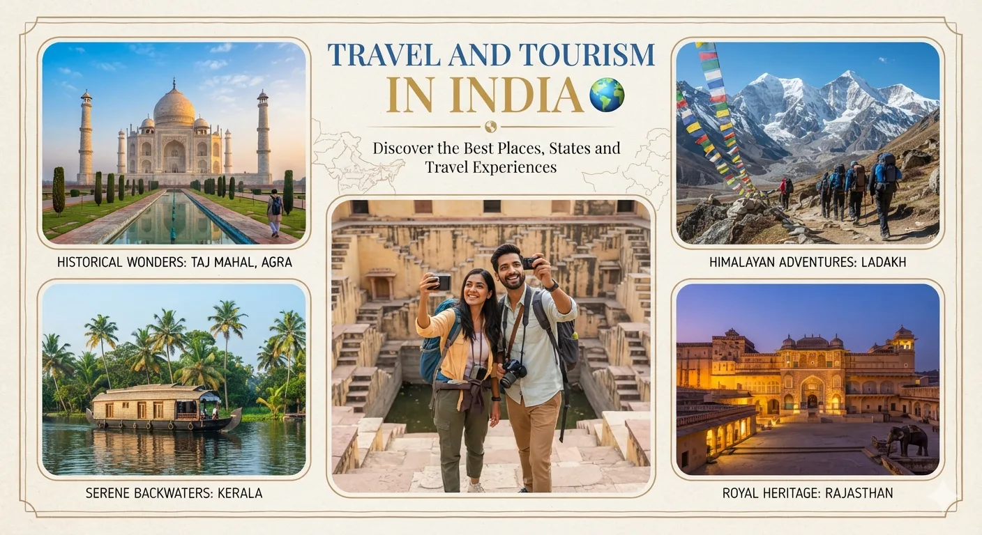 Travel and Tourism in India: Discover the Best Places, States and Travel Experiences