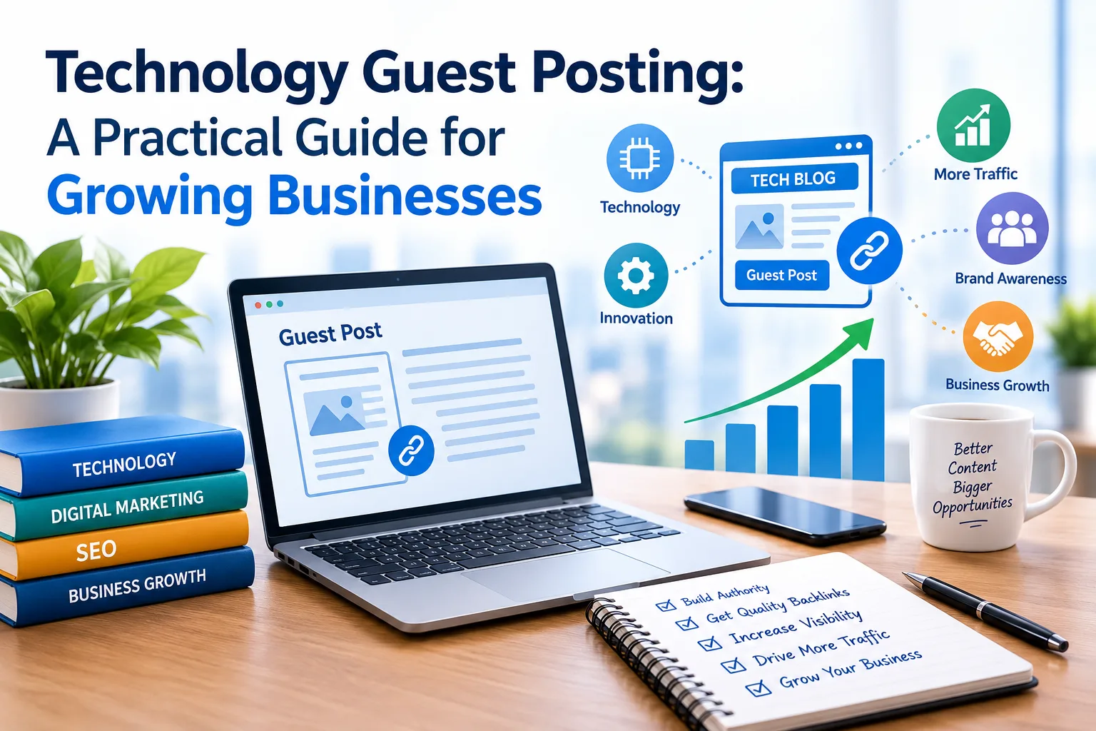 Technology Guest Posting: A Practical Guide for Growing Businesses