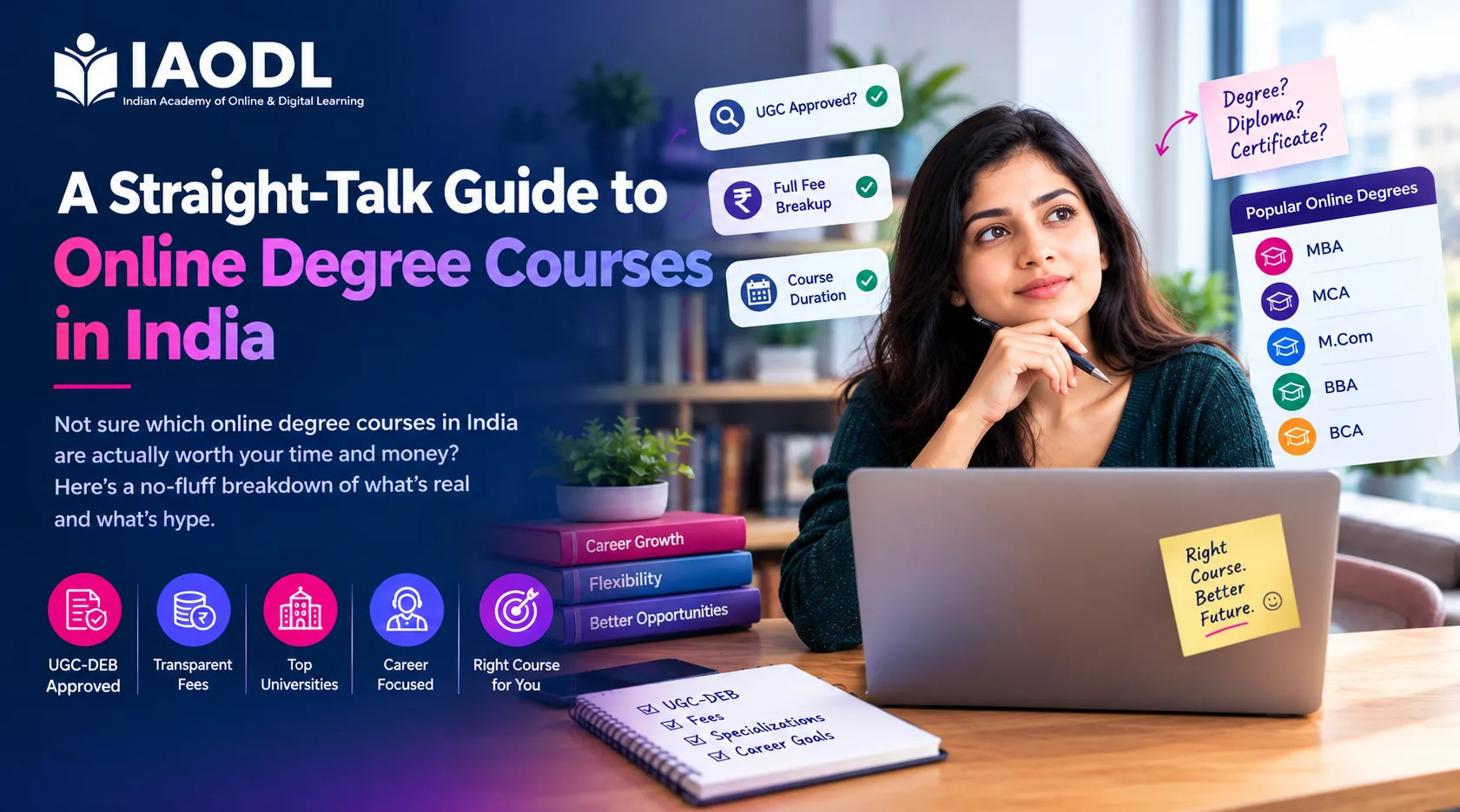 A Straight-Talk Guide to Online Degree Courses in India